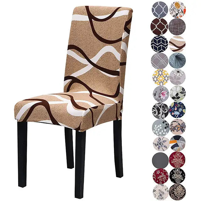 Printed Stretch Chair Cover - YGSHOP
