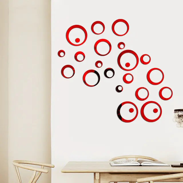 3D Mirror Wall Sticker - YGSHOP