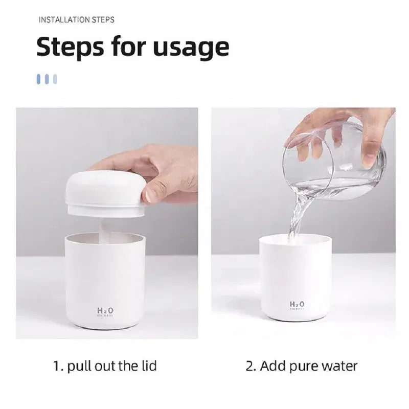 Mini Air Humidifier Aroma Essential Oil Diffuser - YGSHOP