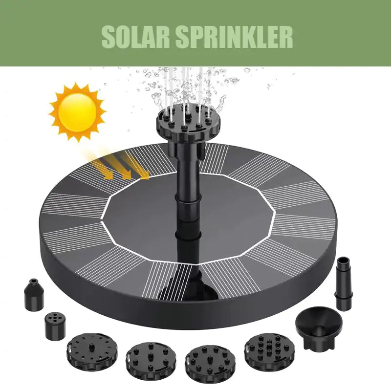 Solar Water Fountain - YGSHOP