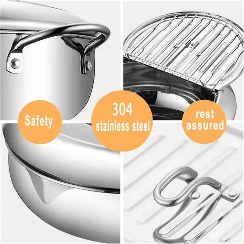 Oil Pan Thermometer With Cover - YGSHOP