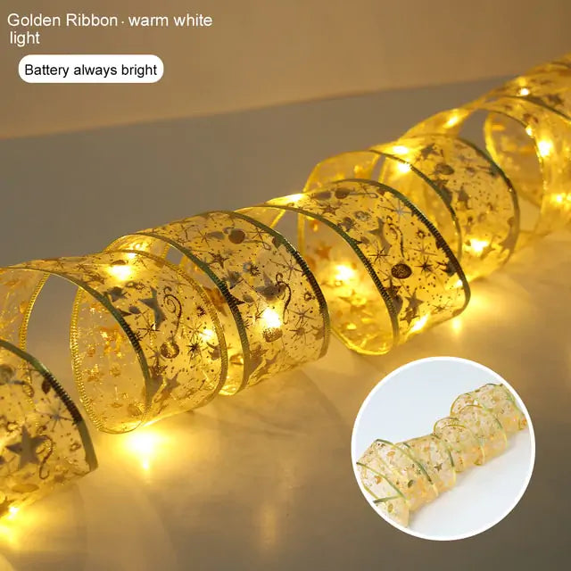 Ribbon Fairy Christmas Lights - YGSHOP