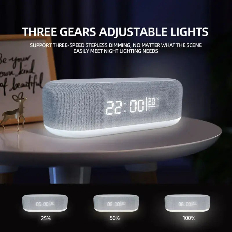 Wireless Alarm Clock Time With LED - YGSHOP