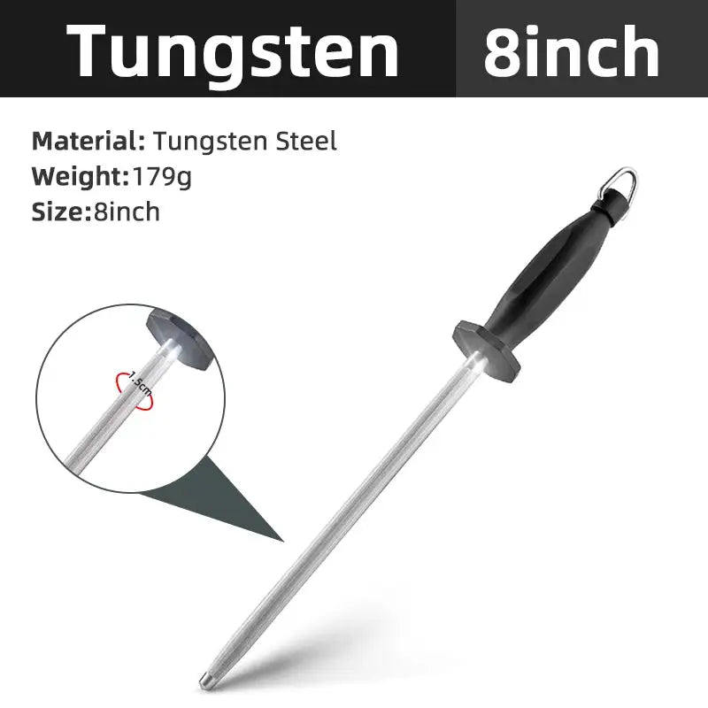 Sharpener Knife Sharpening Steel Curved Surface - YGSHOP