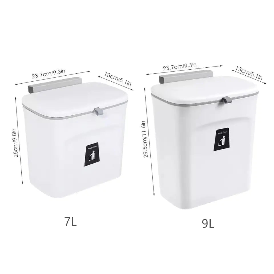 Kitchen Trash Can Kitchen Waste Bin Kitchen Garbage Cans Recycle Rubbish Bin for Kitchen Dustbin Garbage Bin Trash Bin Trashcan - YGSHOP