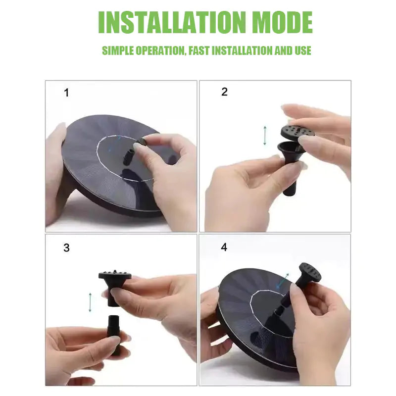 Solar Water Fountain - YGSHOP