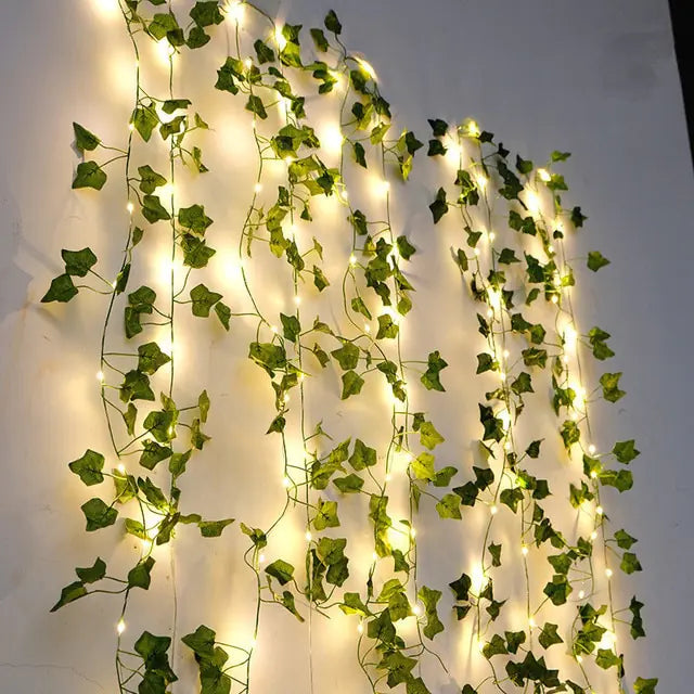 Flower Green Leaf String Lights - YGSHOP