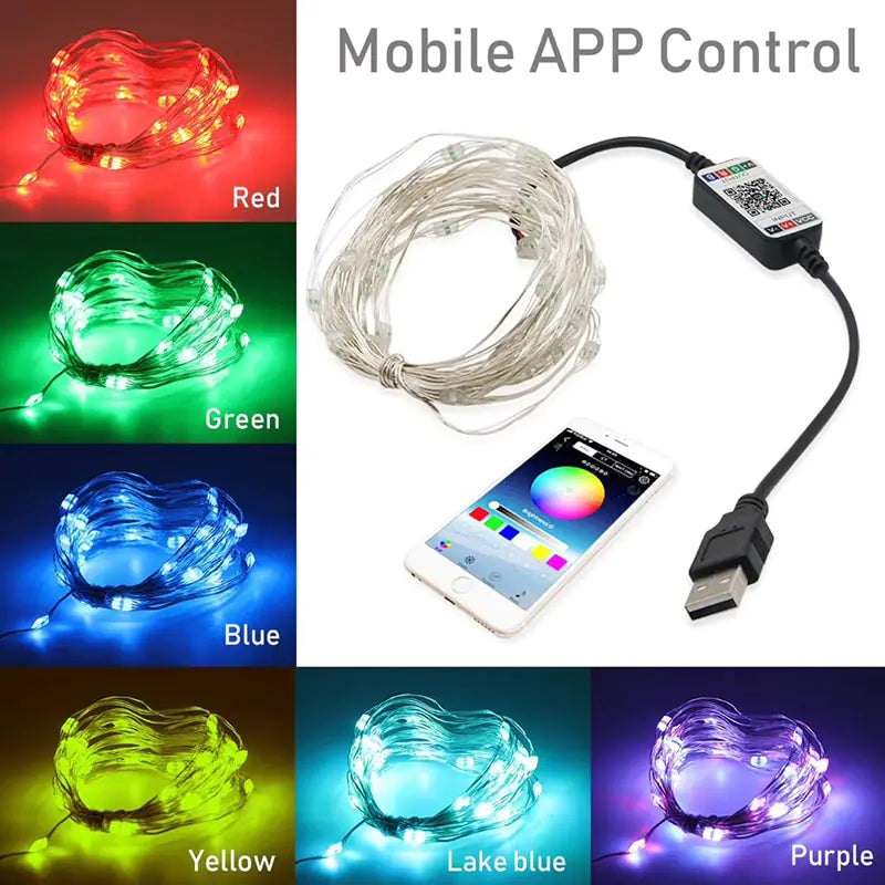 Bluetooth LED String Lights - YGSHOP