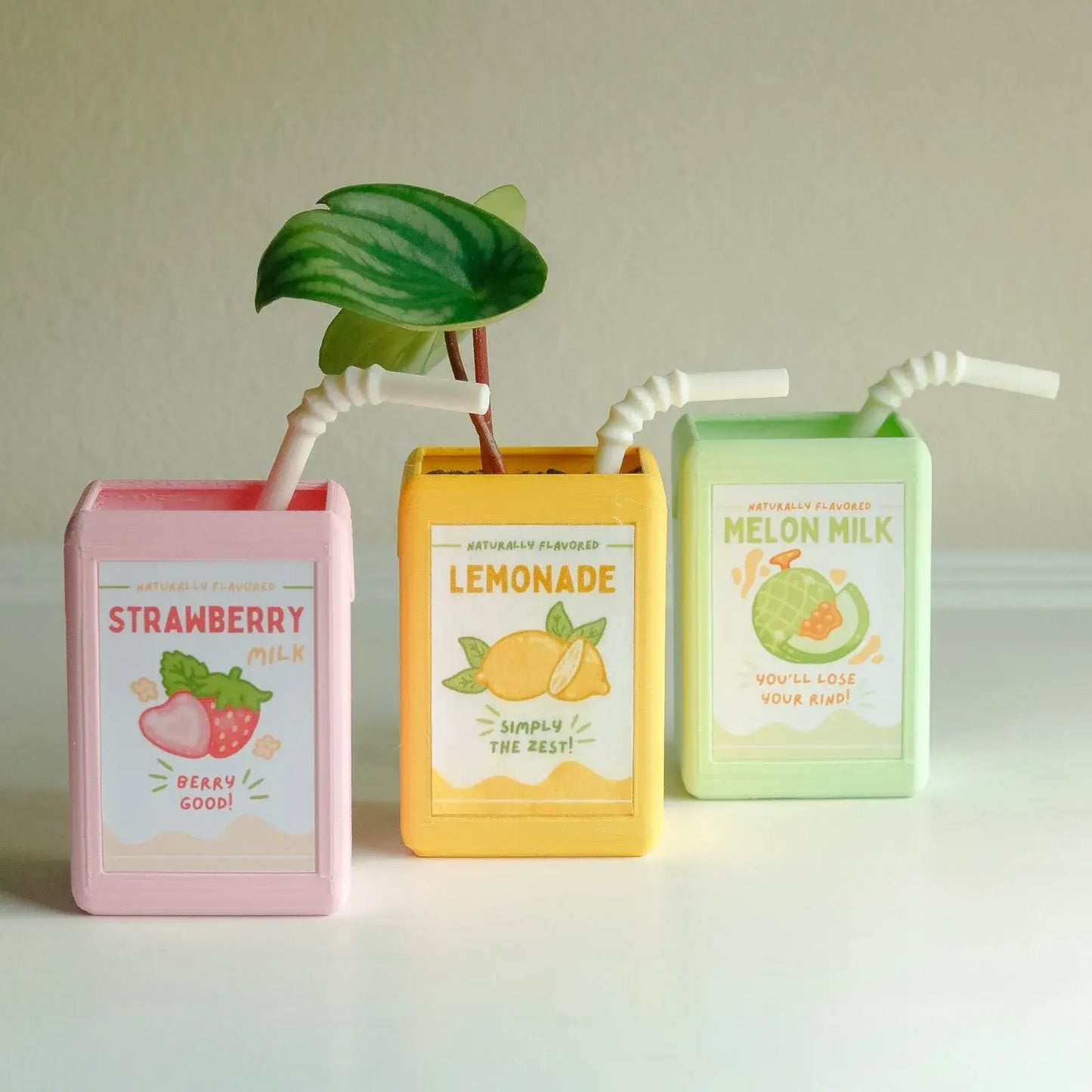 Juice Box-Shaped Flower Pot - YGSHOP