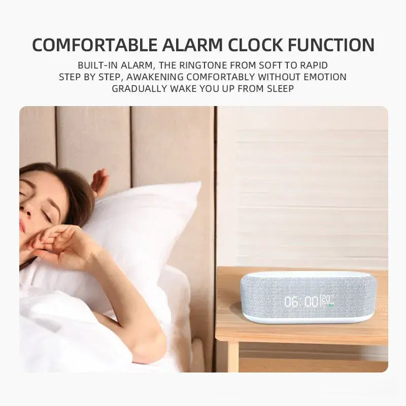 Wireless Alarm Clock Time With LED - YGSHOP