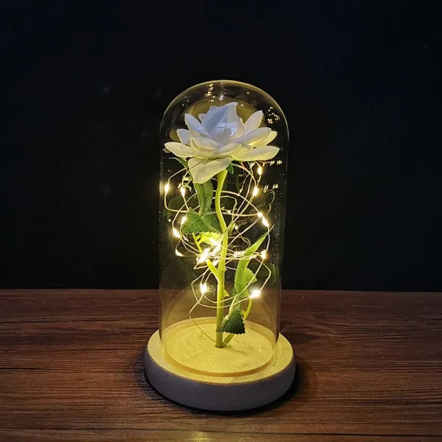 Led Enchanted Galaxy Rose Decor unique present - YGSHOP