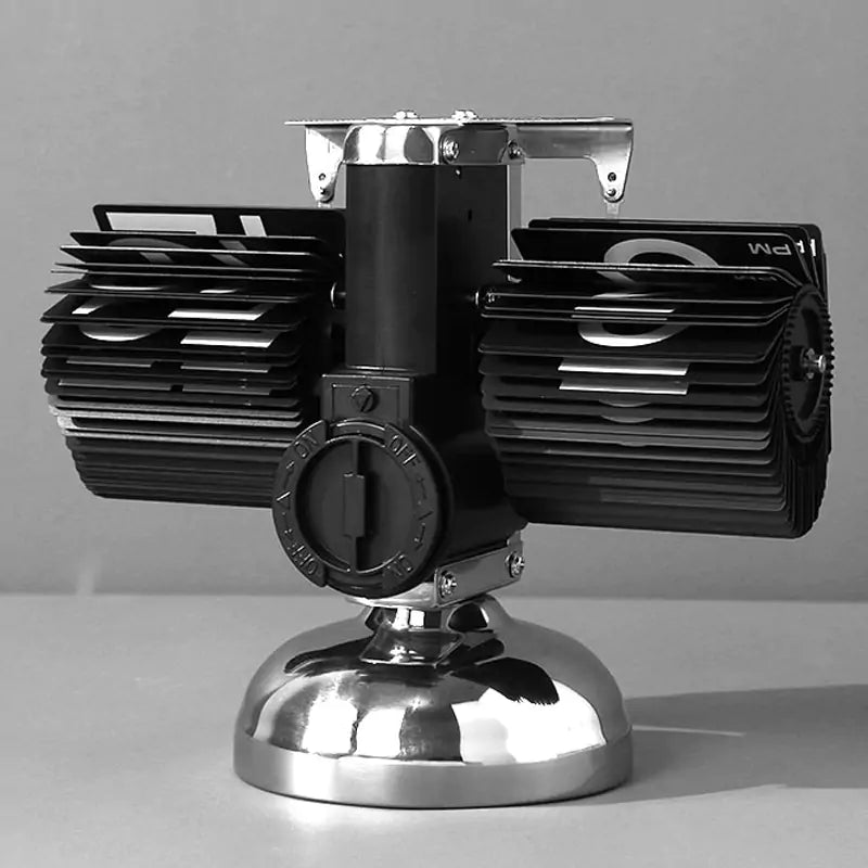Classical Table large Auto Flip Desk Clock, Retro Vintage Design - YGSHOP