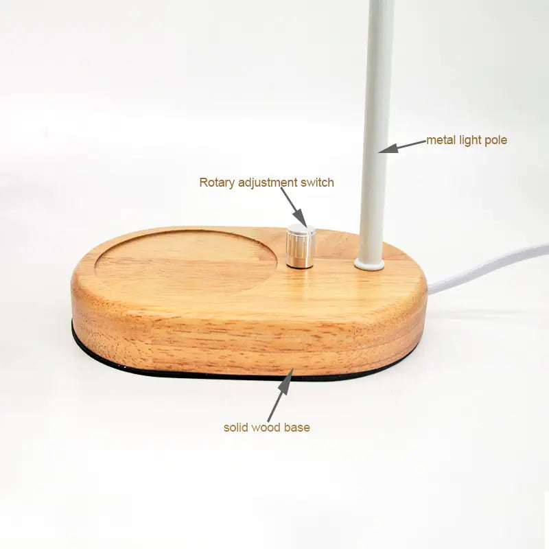 Solid Wood Candle Warmer Lamp 110V / 230V Aromatherapy Walnut - YGSHOP