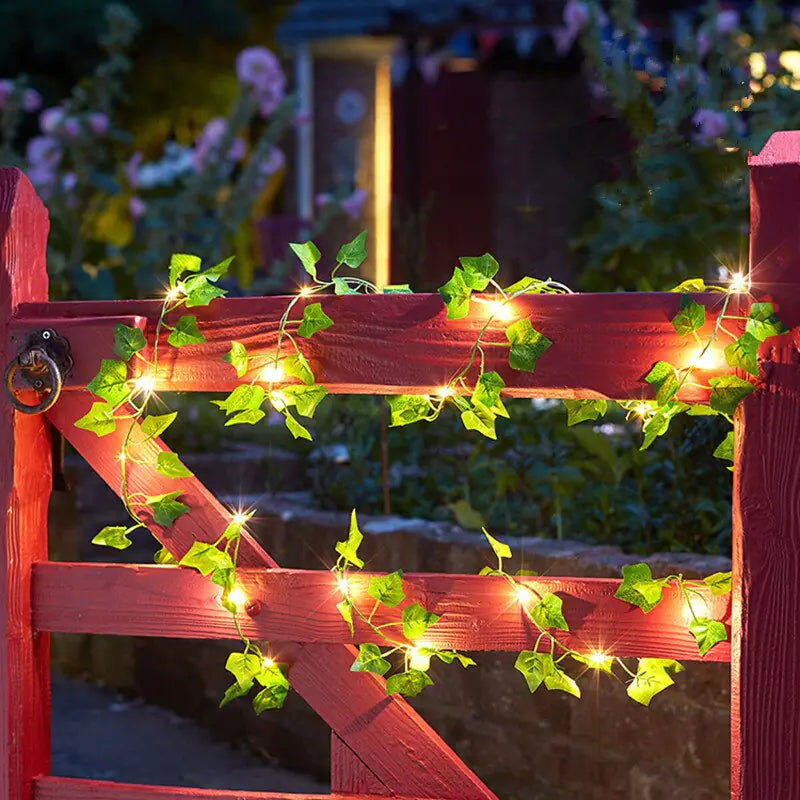 Flower Green Leaf String Lights - YGSHOP