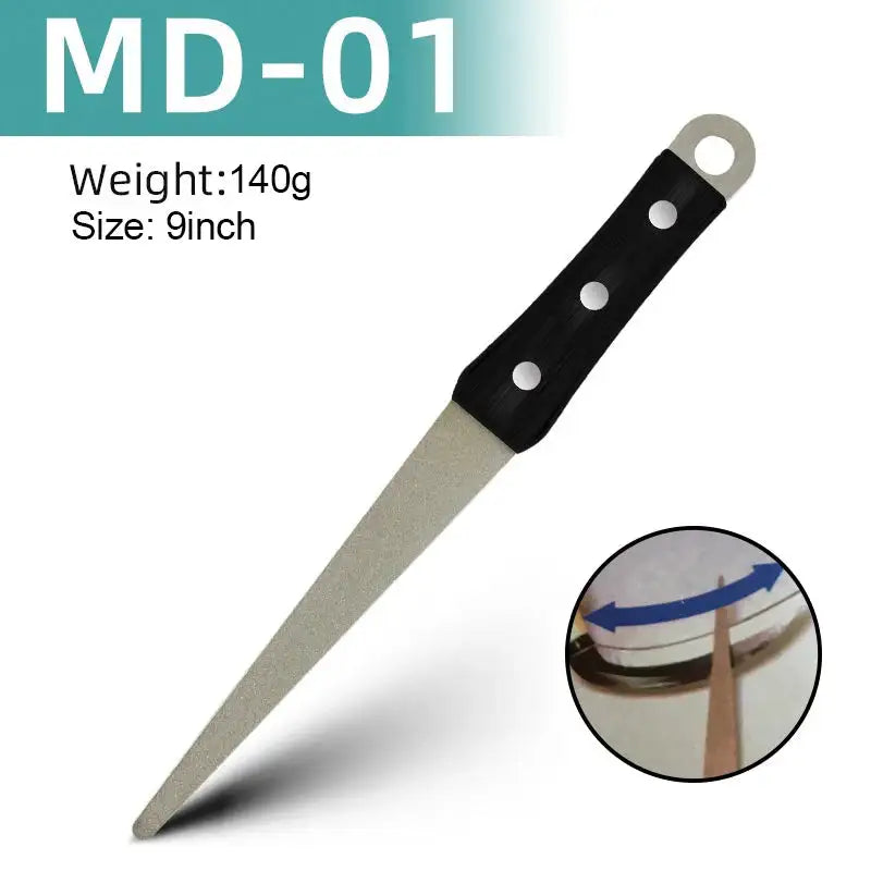 Sharpener Knife Sharpening Steel Curved Surface - YGSHOP