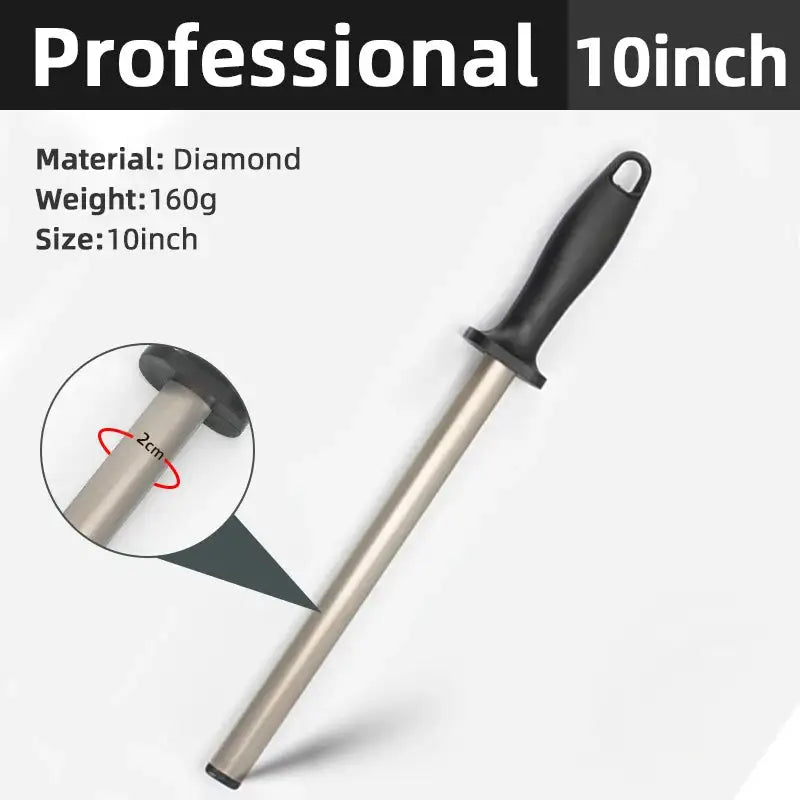 Sharpener Knife Sharpening Steel Curved Surface - YGSHOP