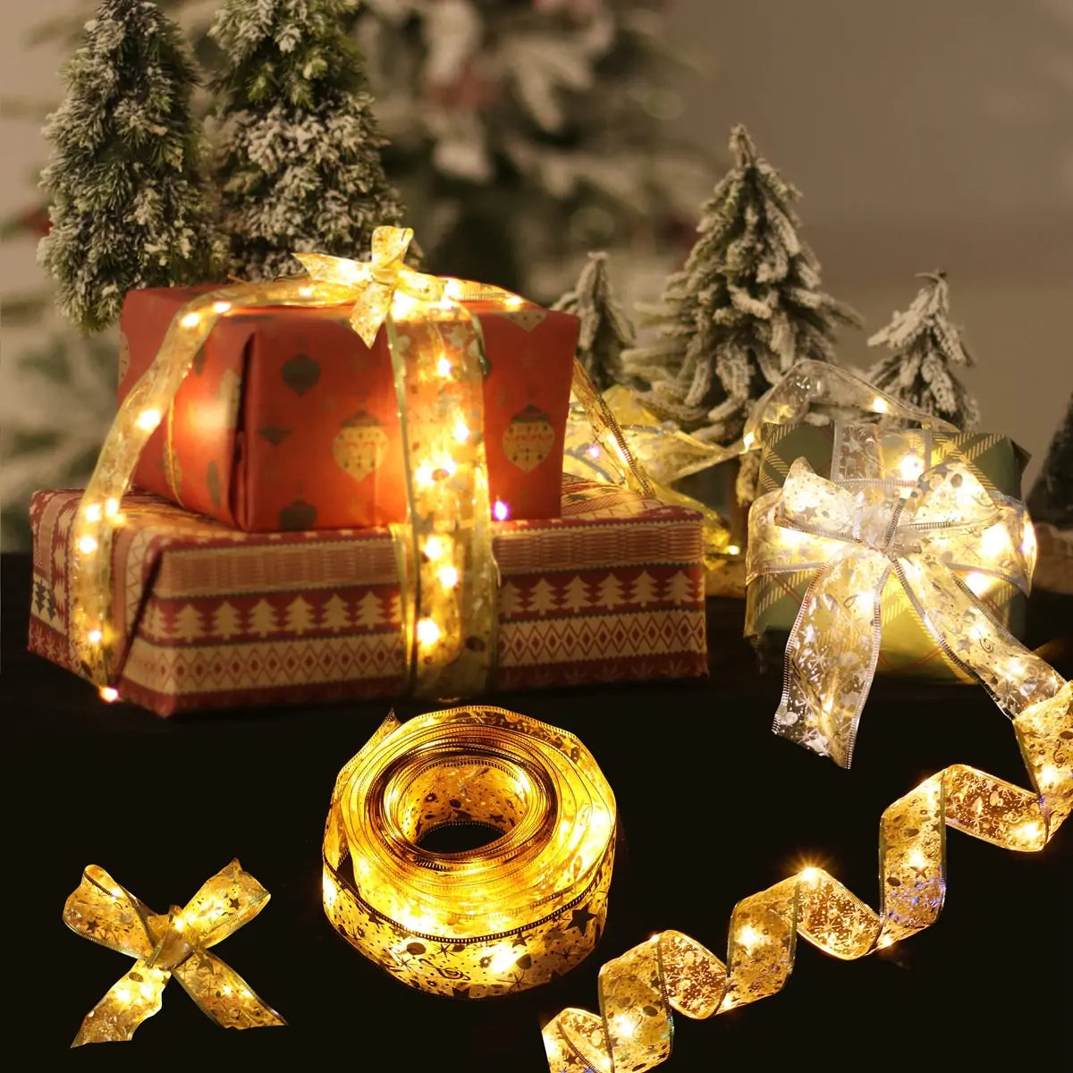 Ribbon Fairy Christmas Lights - YGSHOP