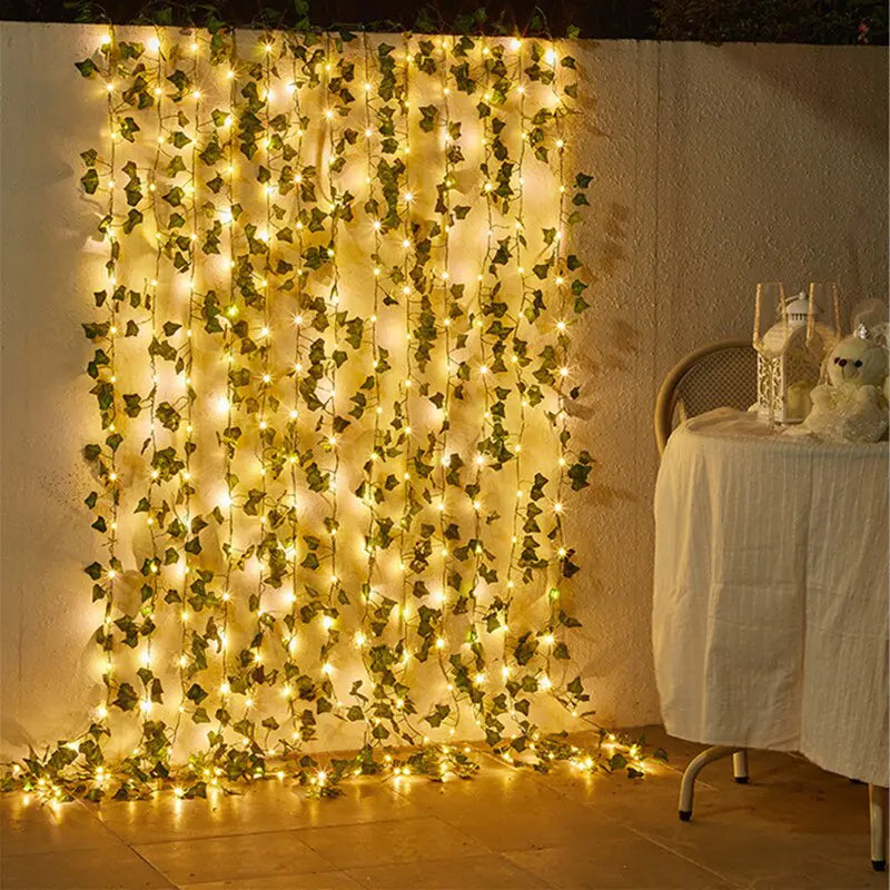 Flower Green Leaf String Lights - YGSHOP