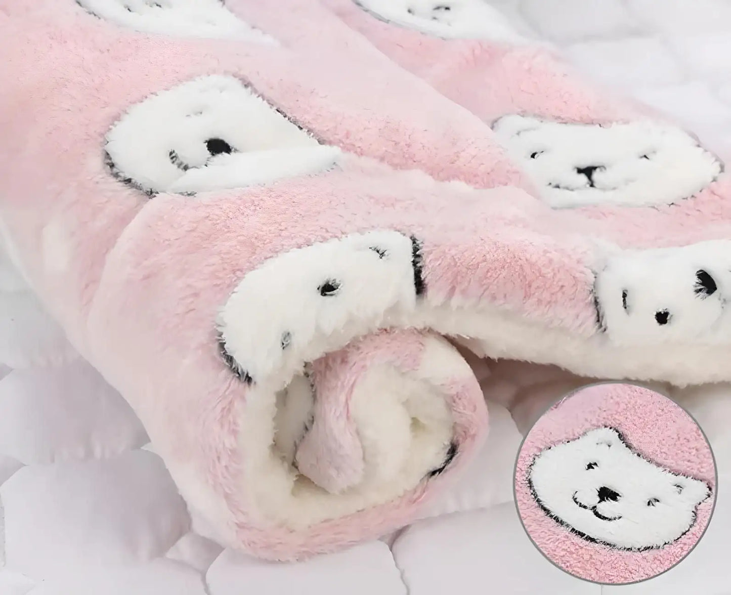 Soft Coral Sleeping Pet Blanket - YGSHOP
