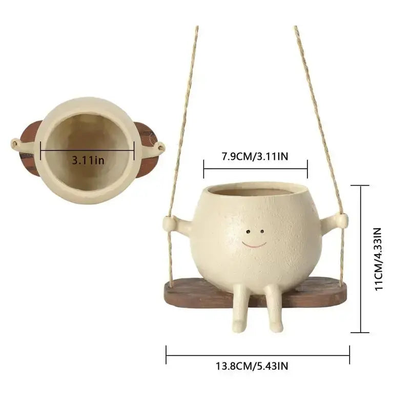Swing Face Planter Pot - YGSHOP