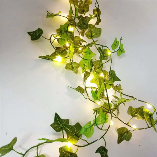 Flower Green Leaf String Lights - YGSHOP