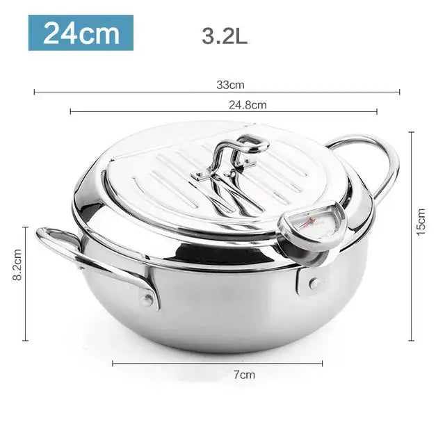 Oil Pan Thermometer With Cover - YGSHOP