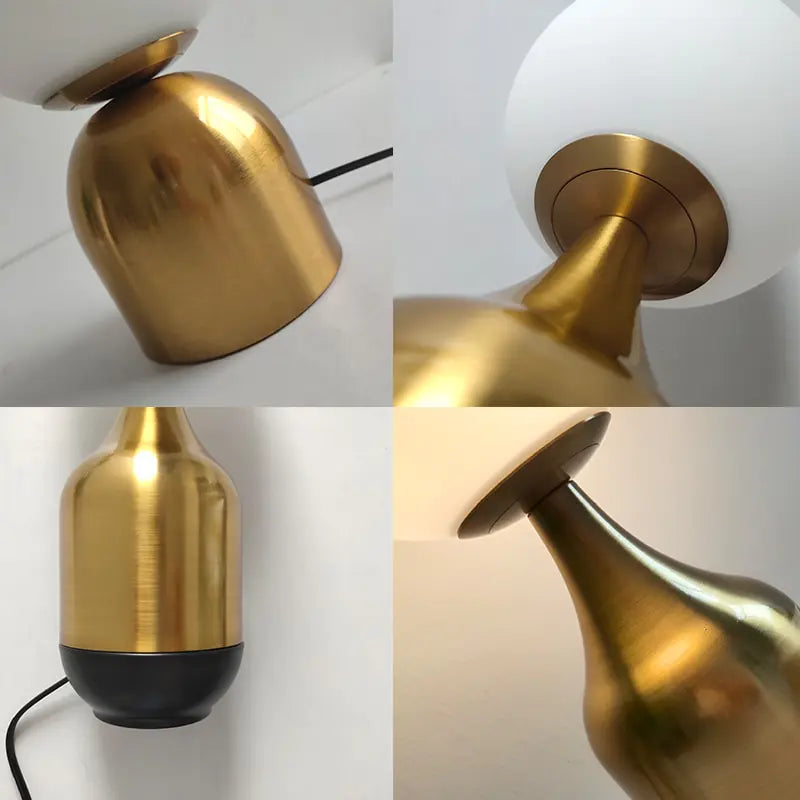 Modern Home Nordic Glass Ball Brass Table Lamps - YGSHOP