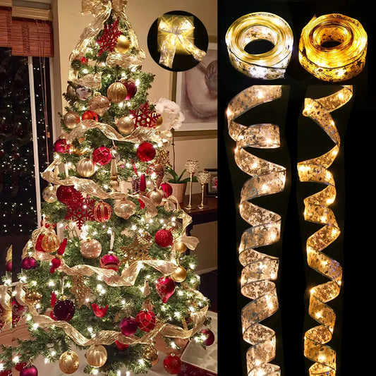 Ribbon Fairy Christmas Lights - YGSHOP