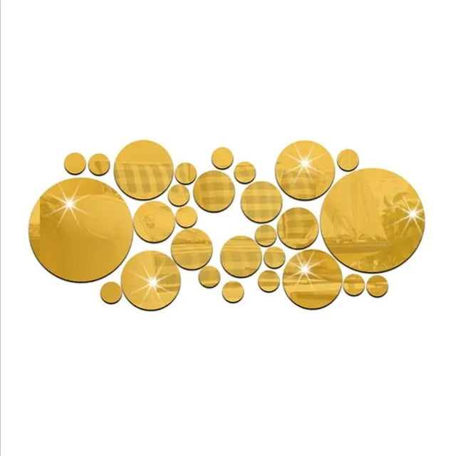 3D Mirror Wall Sticker - YGSHOP