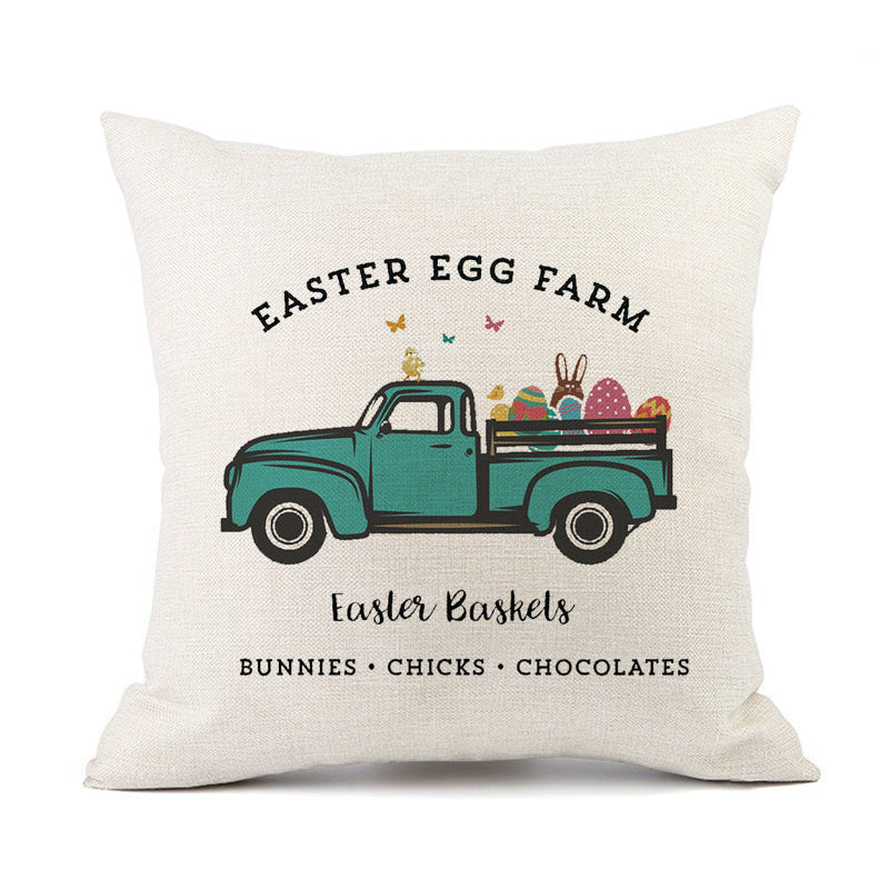European American Spring Festival Home Decor Pillow