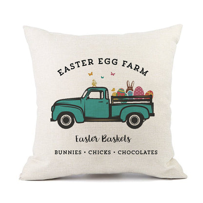 European American Spring Festival Home Decor Pillow