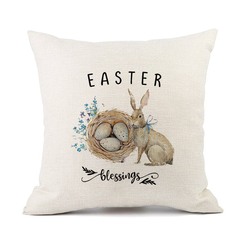 European American Spring Festival Home Decor Pillow