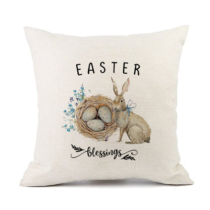 European American Spring Festival Home Decor Pillow