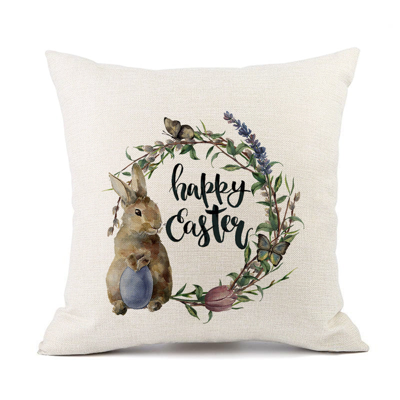 European American Spring Festival Home Decor Pillow