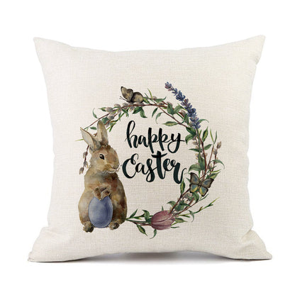 European American Spring Festival Home Decor Pillow