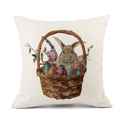 European American Spring Festival Home Decor Pillow