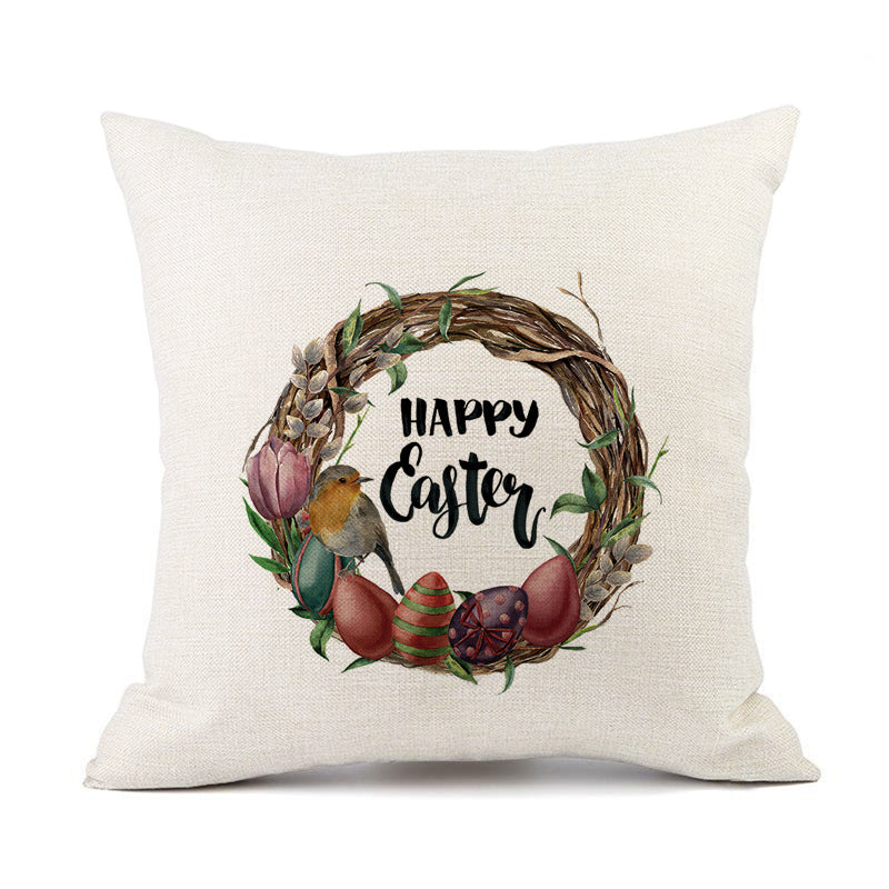 European American Spring Festival Home Decor Pillow