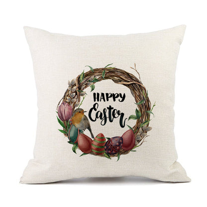 European American Spring Festival Home Decor Pillow