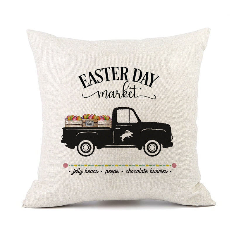 European American Spring Festival Home Decor Pillow