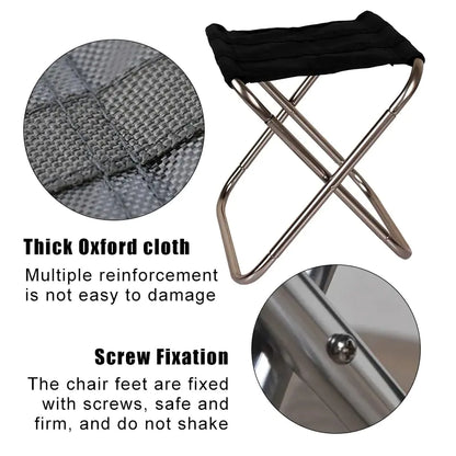 Foldable Aluminium Cloth Camping Chair - YGSHOP