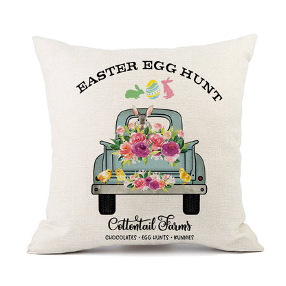 European American Spring Festival Home Decor Pillow