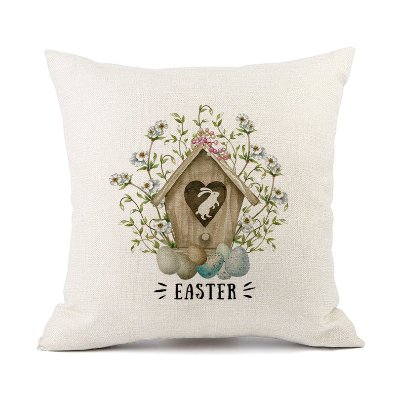 European American Spring Festival Home Decor Pillow