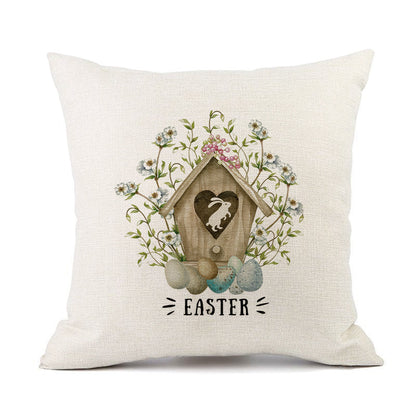 European American Spring Festival Home Decor Pillow