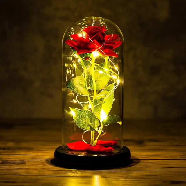 Led Enchanted Galaxy Rose Decor unique present