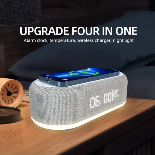 Wireless Alarm Clock Time With LED - YGSHOP