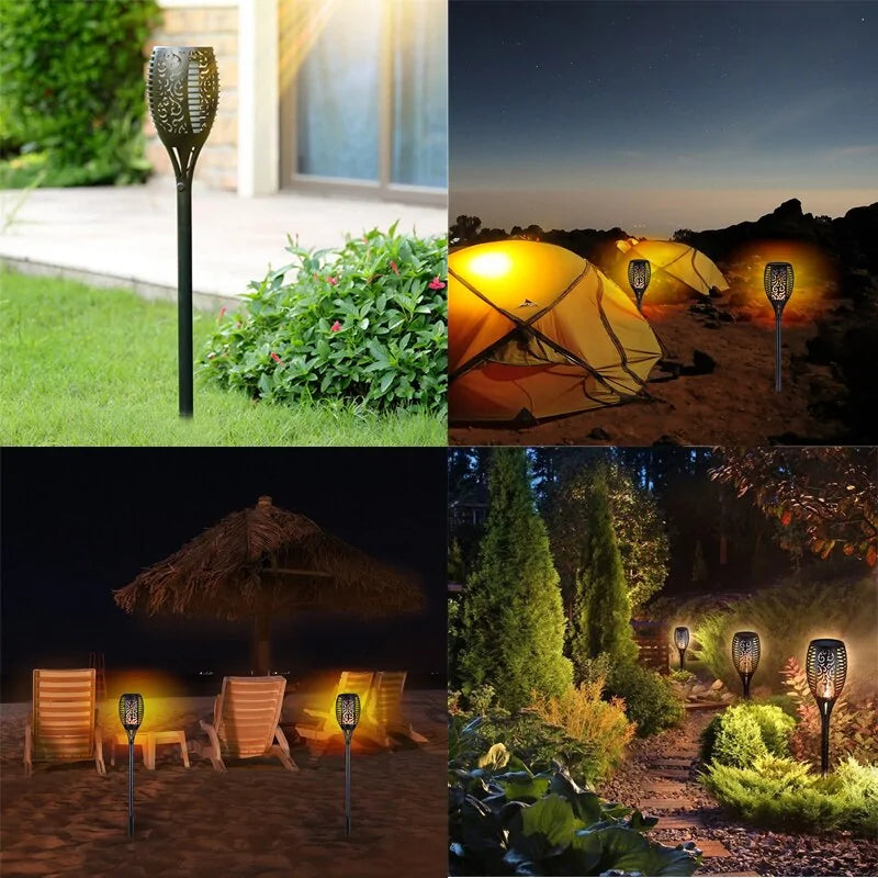 Solar Flame Lamp