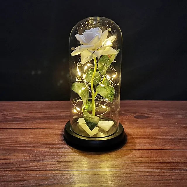 Led Enchanted Galaxy Rose Decor unique present