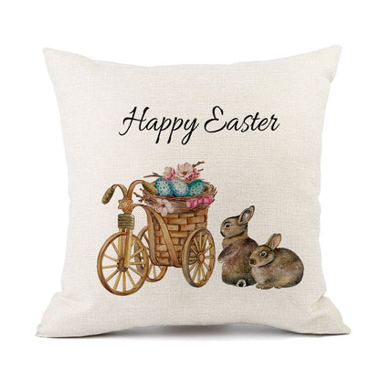 European American Spring Festival Home Decor Pillow