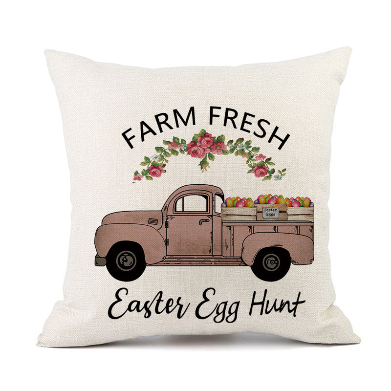European American Spring Festival Home Decor Pillow