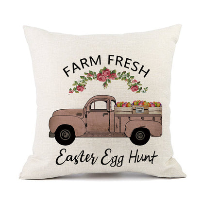 European American Spring Festival Home Decor Pillow